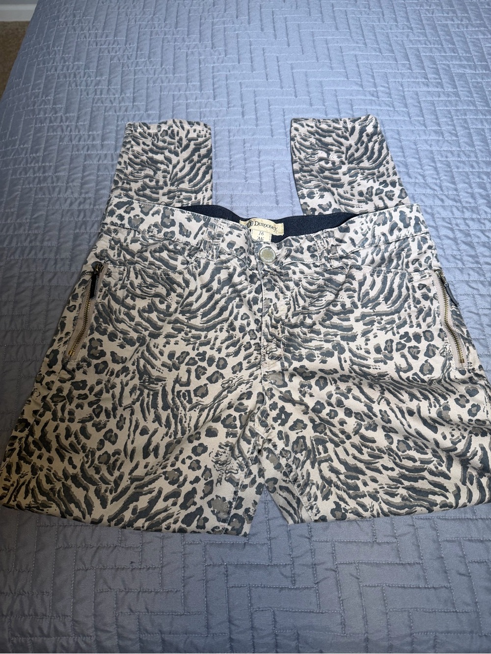 Democracy Leopard Print Pants sz16 - Picture 2 of 7
